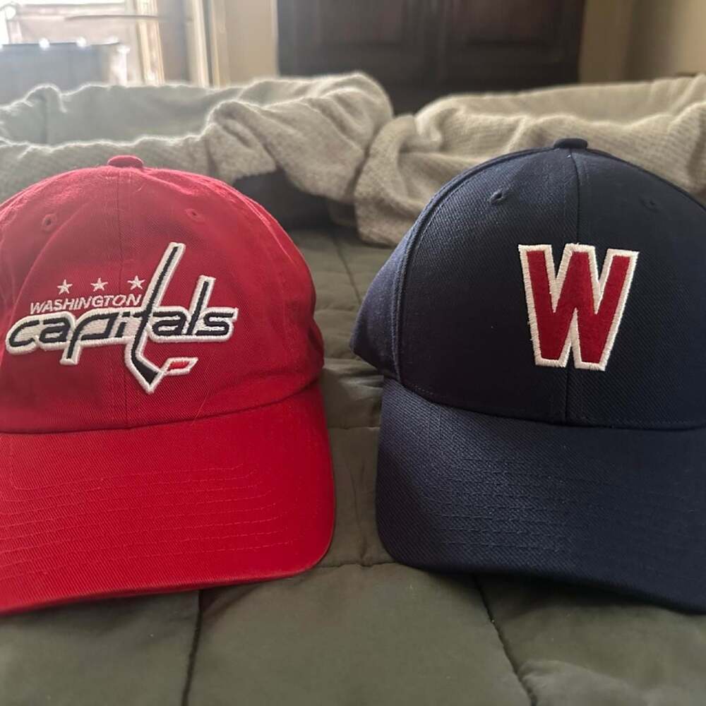 American Needle Washington Capitals and Washington Senators Hat Bundle